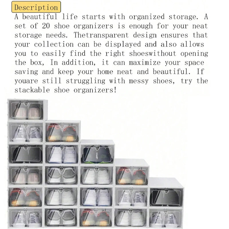 Stackable Shoe Box