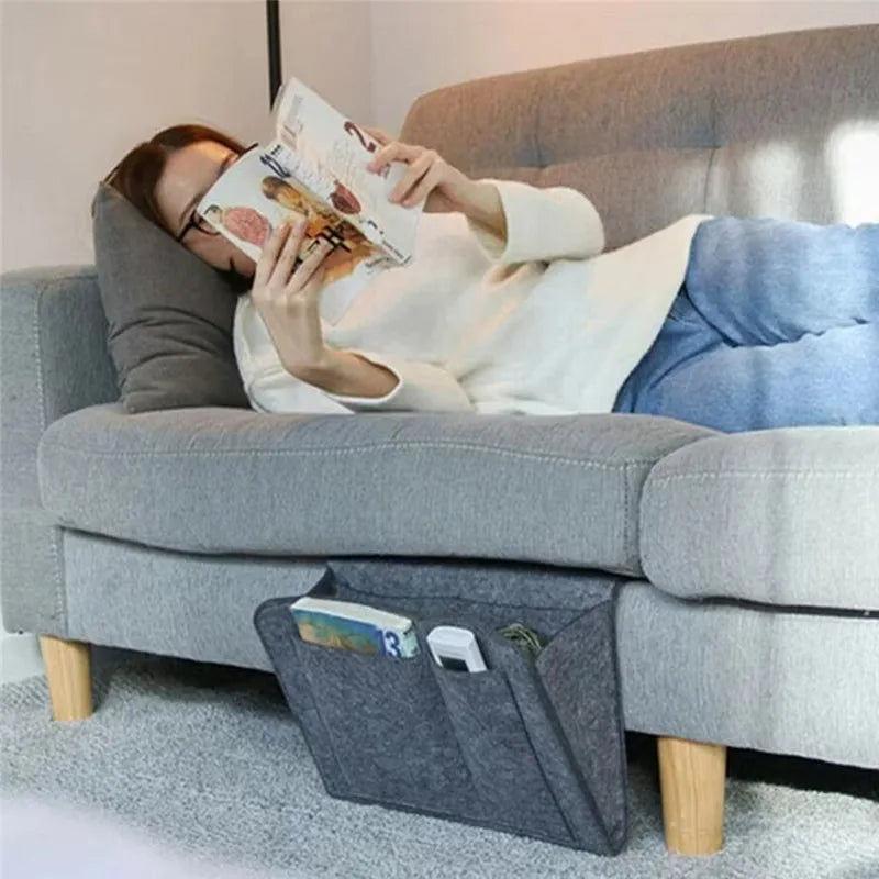 Felt Bedside Storage Bag
