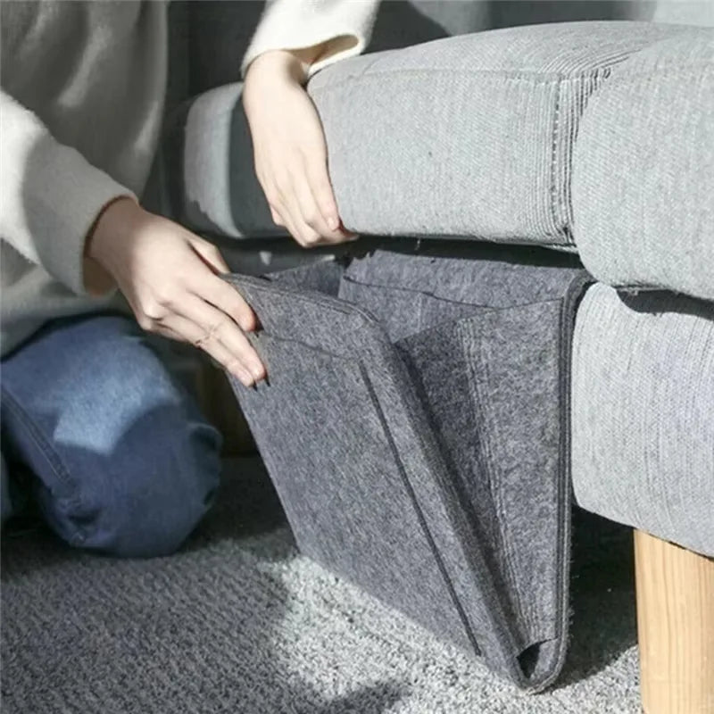 Felt Bedside Storage Bag