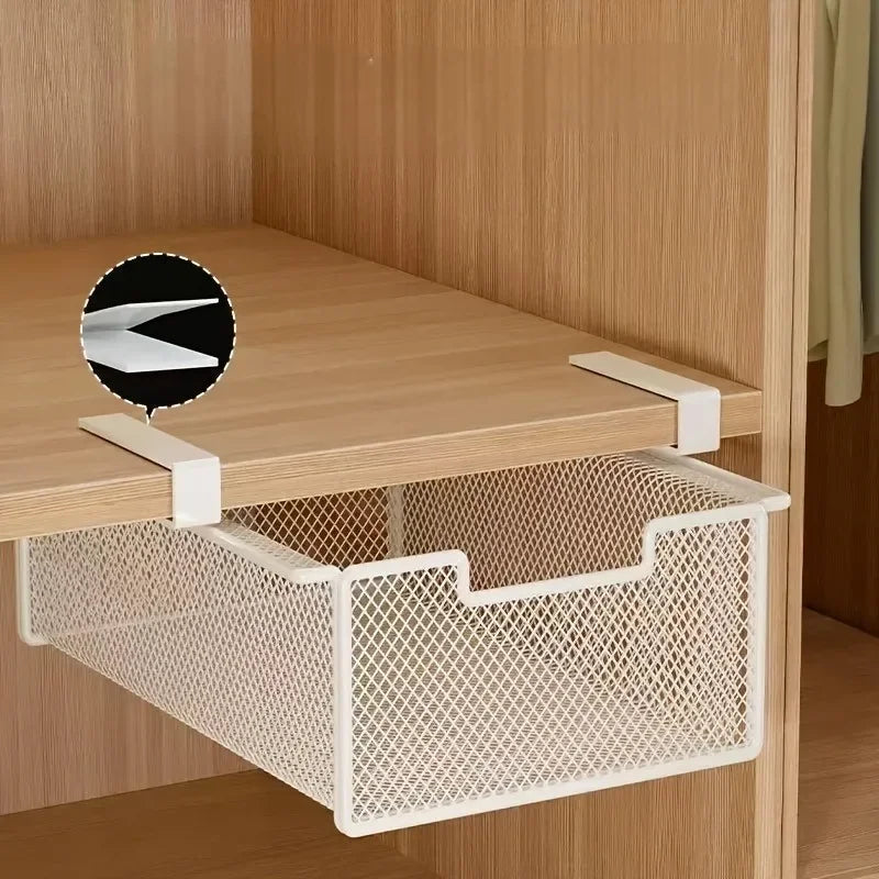 Portable Under-Table Hanging Storage Basket
