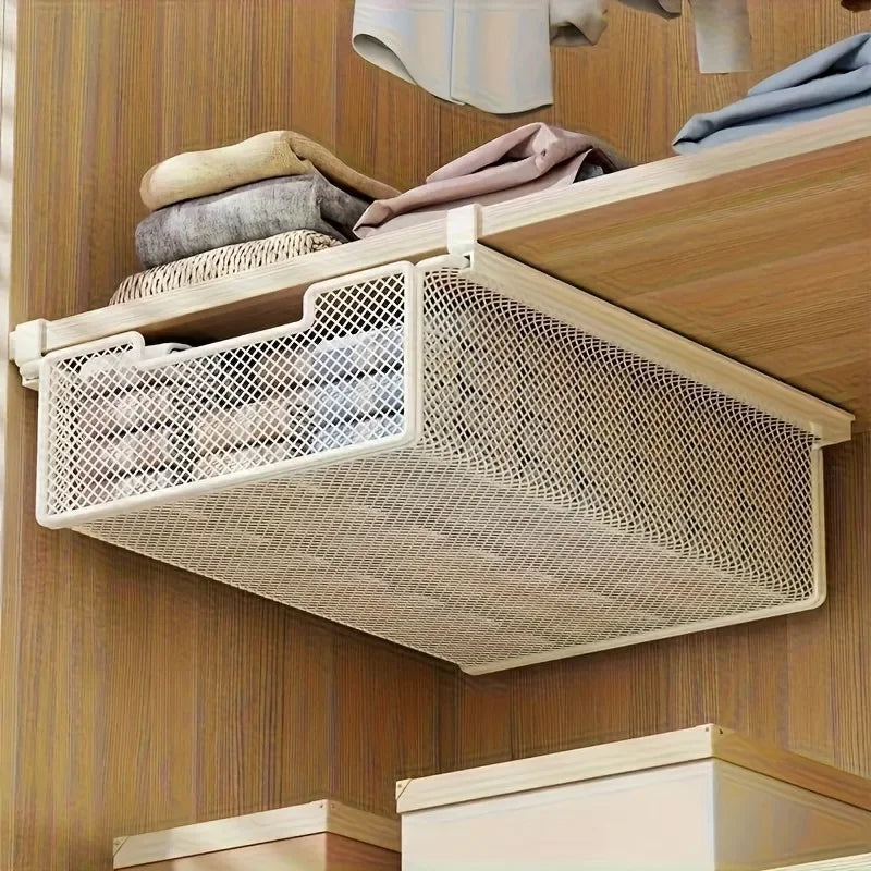 Portable Under-Table Hanging Storage Basket